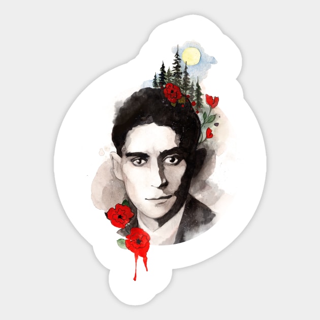 Kafka Sticker by TatianaBS